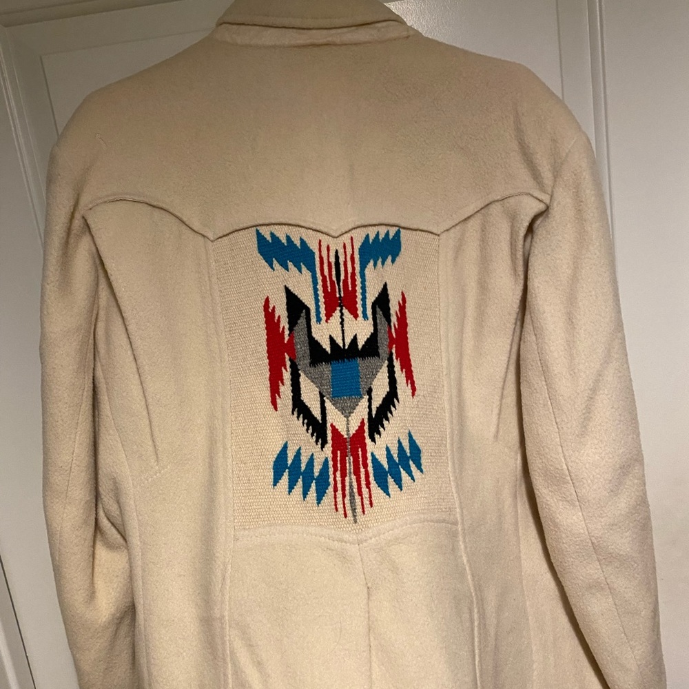 Vntg Golden Pioneer Wear Western Aztec Chimayo Jacket Blazer BUFFALO buttons - Picture 6 of 13